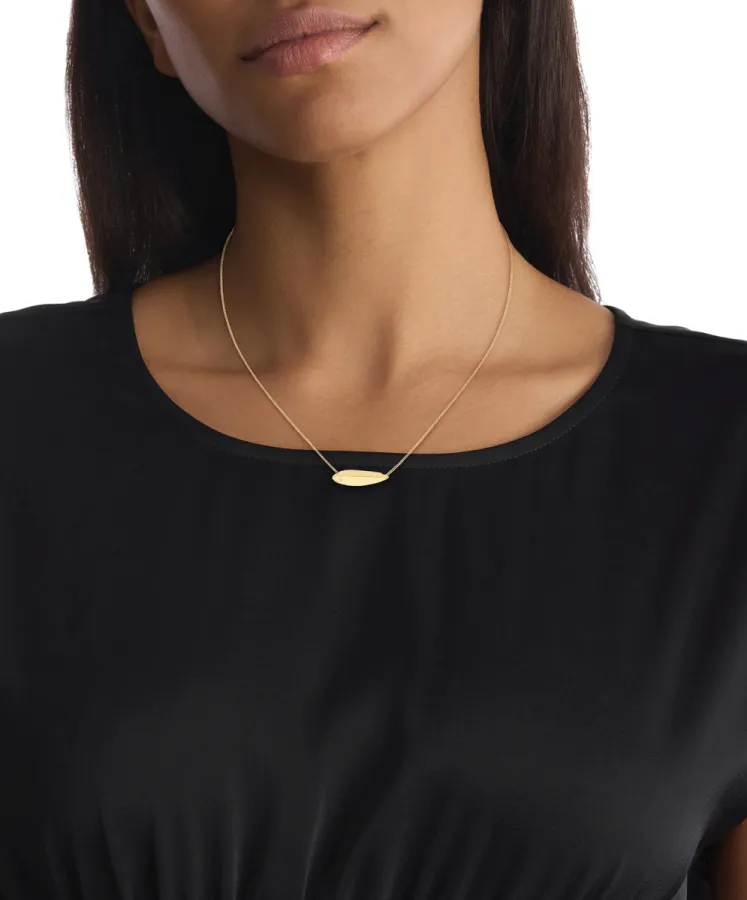 Naszyjnik damski Calvin Klein Sculpted 35000816 stal złota – zbliżenie