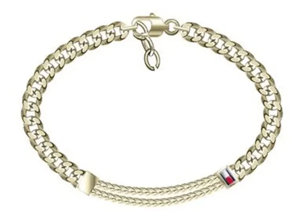 Bransoletka męska Tommy Hilfiger 2790730 stal złota