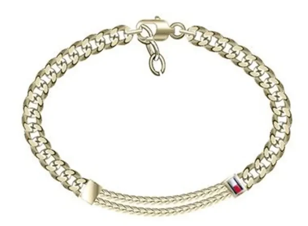 Bransoletka męska Tommy Hilfiger 2790730 stal złota