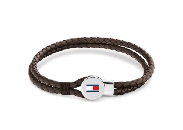 Bransoletka męska Tommy Hilfiger 2790655 skóra brązowa