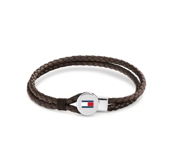 Bransoletka męska Tommy Hilfiger 2790655 skóra brązowa