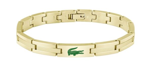 Bransoletka Lacoste Stencil 2040626 złota
