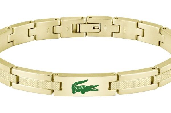Bransoletka Lacoste Stencil 2040626 złota