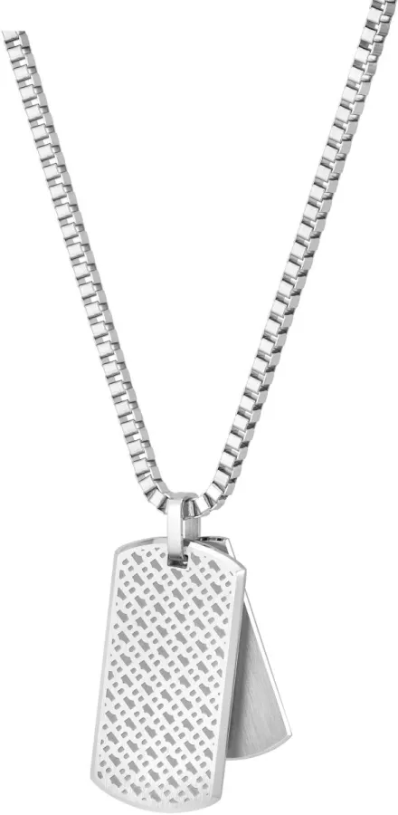 Naszyjnik BOSS Devon 1580575 stalowy – detal łańcuszka ze stali szlachetnej