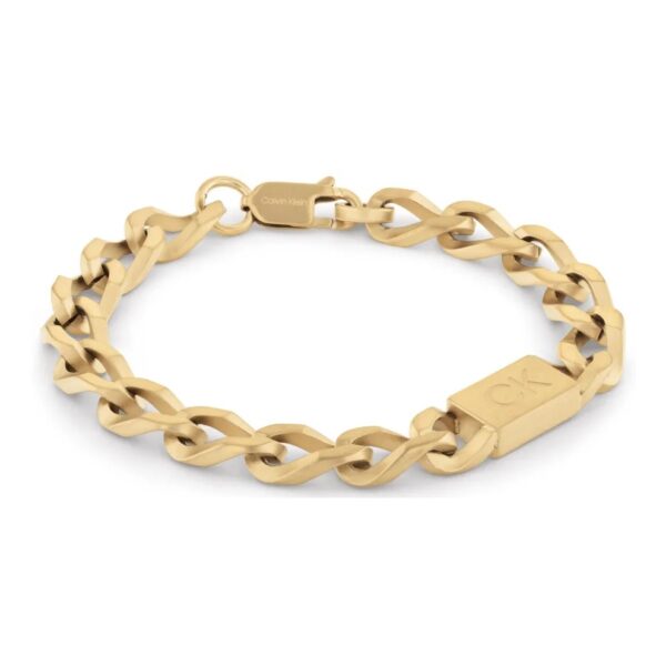Bransoletka męska Calvin Klein Outlook 35000256 stal złota