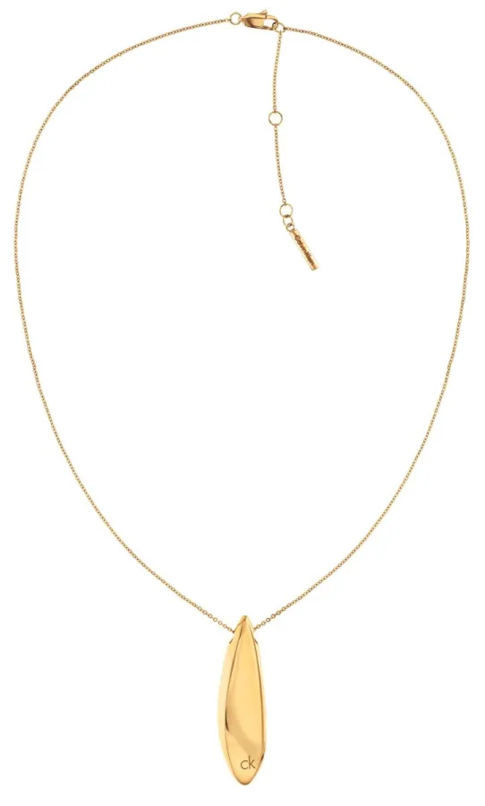 Naszyjnik damski Calvin Klein Sculpted 35000814 stal złota