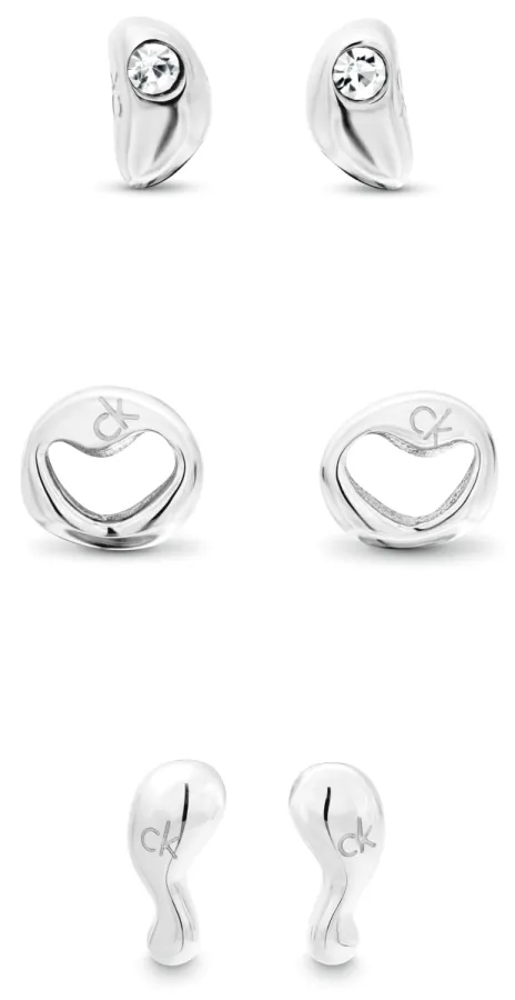 Zestaw biżuterii damski Calvin Klein CK Series 35000976 stal srebrna z kryształkami