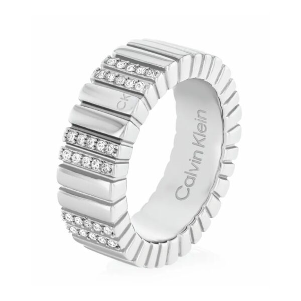Pierścionek damski Calvin Klein Minimalistic Metals 35000440d stal srebrna