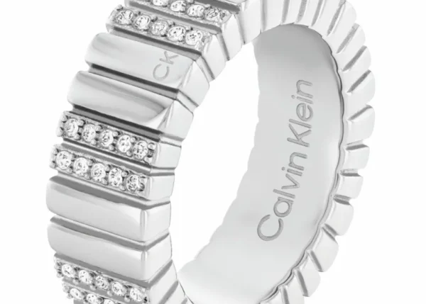 Pierścionek damski Calvin Klein Minimalistic Metals 35000440c stal srebrna