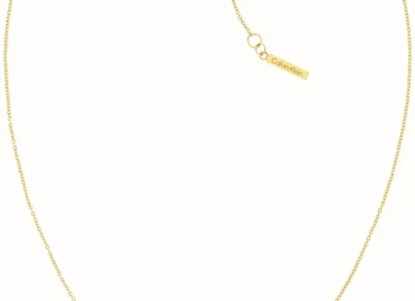 Naszyjnik damski Calvin Klein Minimal Circular 35000144 stal złota