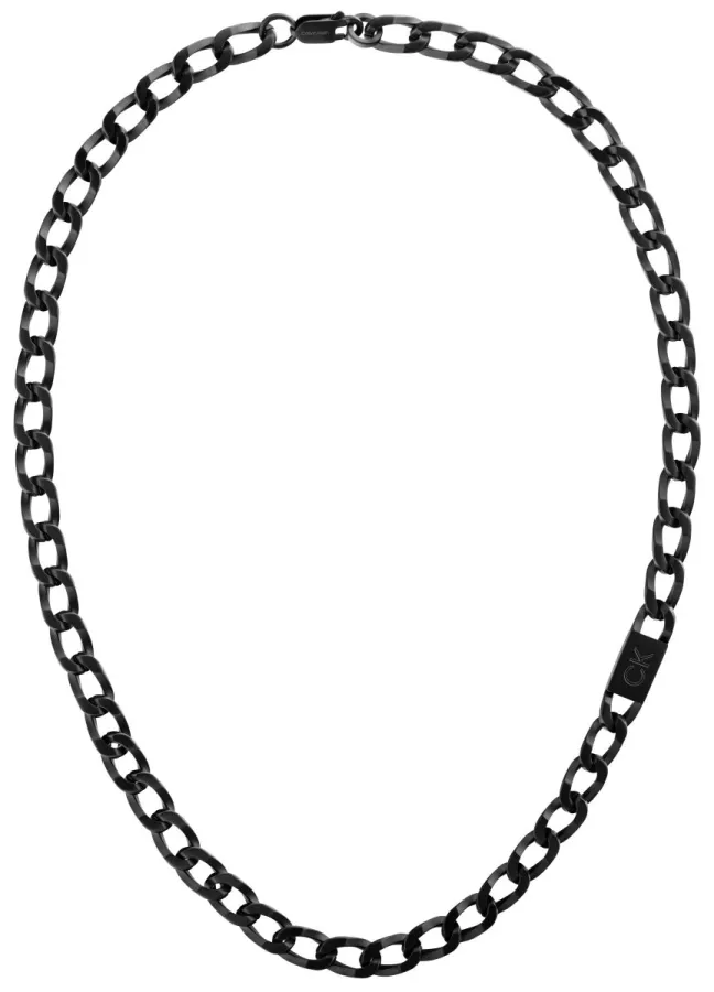 Naszyjnik męski Calvin Klein Outlook 35000253 stal czarna