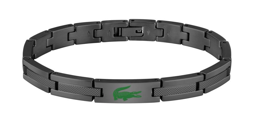 Bransoletka Lacoste Stencil 2040627 czarna