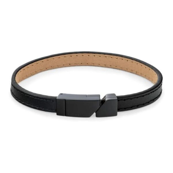 Bransoletka męska Calvin Klein Electric 35100004 skóra czarna