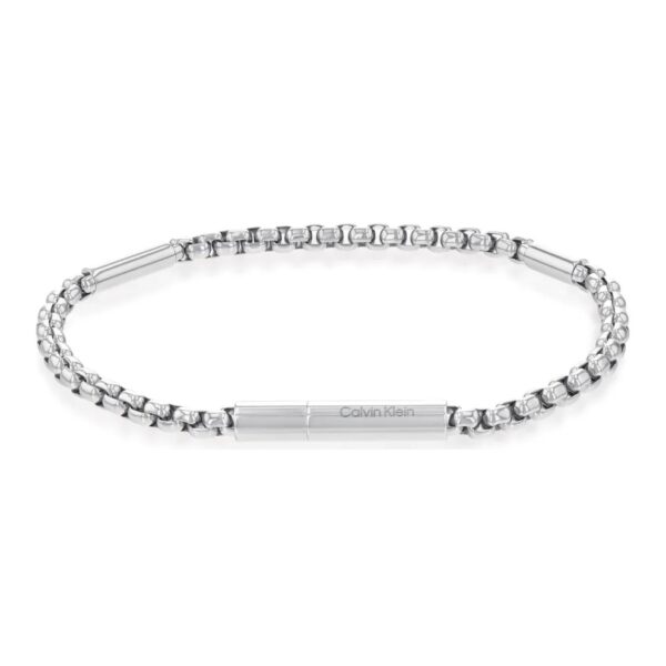 Bransoletka męska Calvin Klein Cylinder Links 35000574 stal srebrna