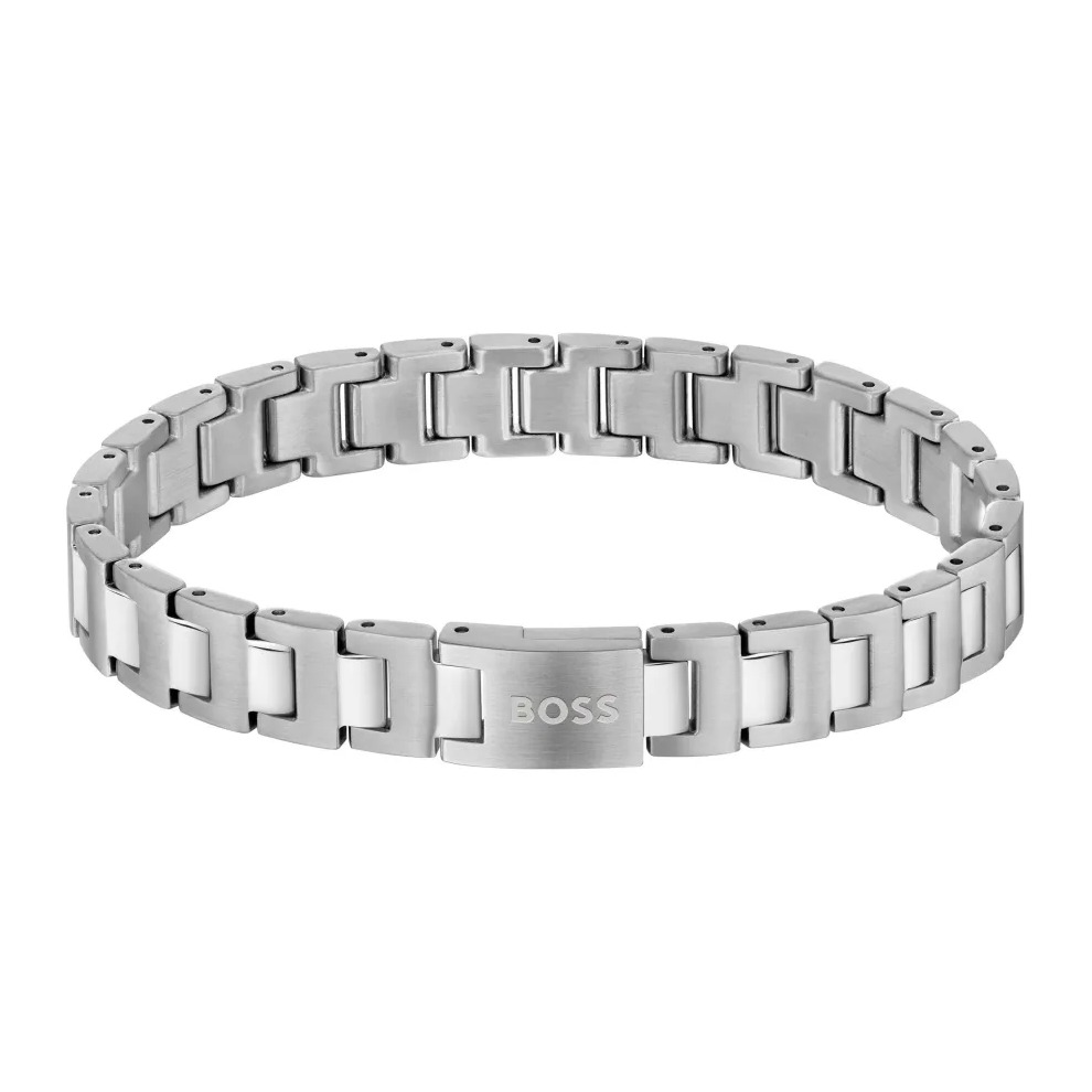 Bransoletka męska BOSS Candor Jewelry 1580751 ze stali szlachetnej w naturalnym kolorze