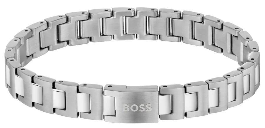 Bransoletka męska BOSS Candor Jewelry 1580751 ze stali szlachetnej w naturalnym kolorze