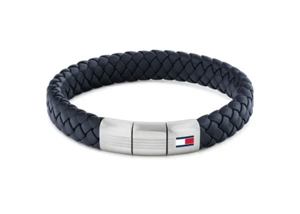 Bransoletka męska Tommy Hilfiger 2790660 skóra granatowa