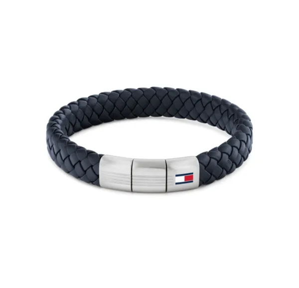 Bransoletka męska Tommy Hilfiger 2790660 skóra granatowa