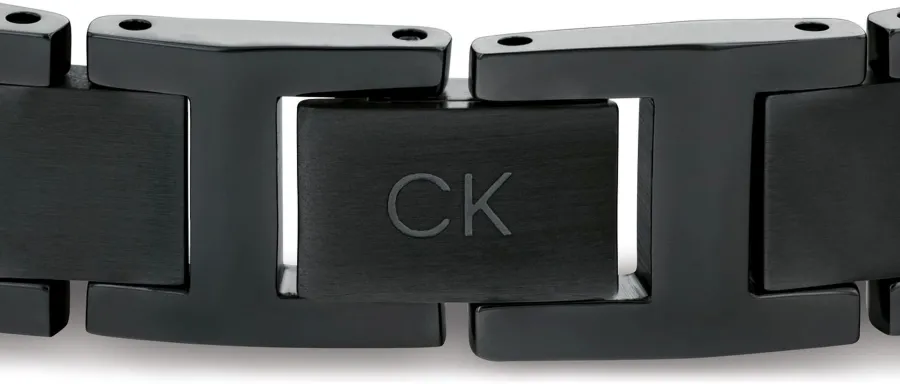 Bransoletka męska Calvin Klein Enhance 35100010 stal czarna – detal