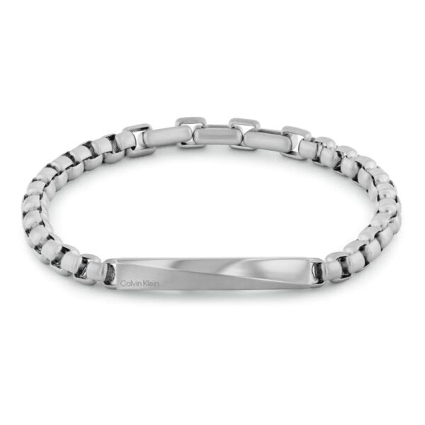 Bransoletka męska Calvin Klein Iconic ID 35100056 stal srebrna