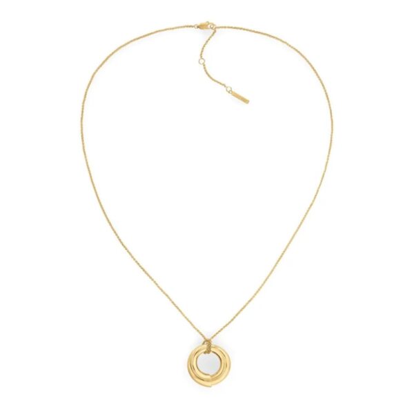 Naszyjnik damski Calvin Klein CK Spiral 35000761 stal złota