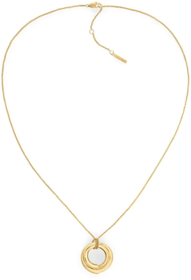 Naszyjnik damski Calvin Klein CK Spiral 35000761 stal złota