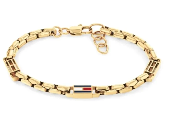 Bransoletka męska Tommy Hilfiger 2790675 ze stali szlachetnej w kolorze złotym