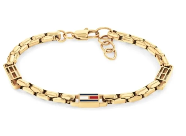 Bransoletka męska Tommy Hilfiger 2790675 ze stali szlachetnej w kolorze złotym