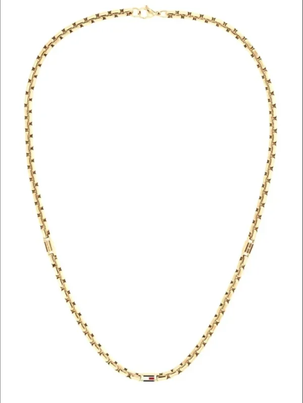 Naszyjnik męski Tommy Hilfiger 2790673 stal złota
