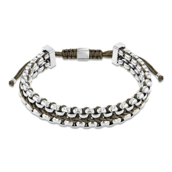 Bransoletka męska Calvin Klein CK Fused 35100039 stal i nylon zielony