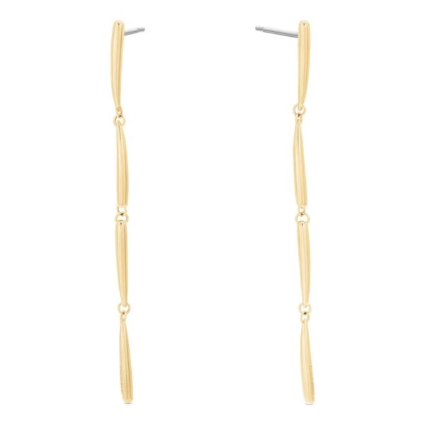 Kolczyki damskie Calvin Klein Elongated Drops 35000995 stal złota