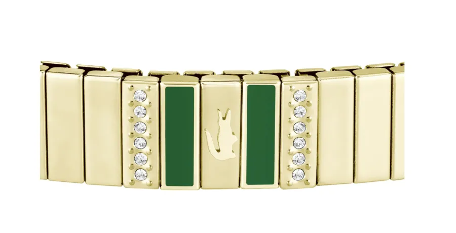 Bransoletka Lacoste Courtline 2040657 złota – zbliżenie