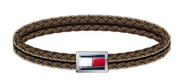 Bransoletka męska Tommy Hilfiger 2790754 skóra brązowa