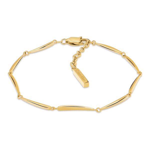 Bransoletka damska Calvin Klein Elongated Drops 35000997 stal złota