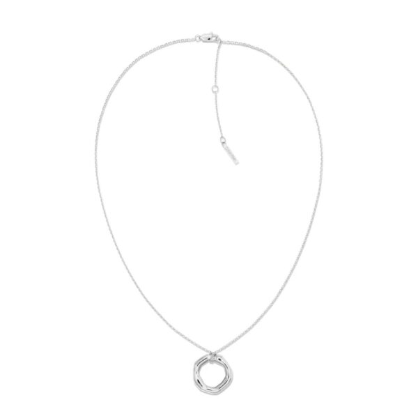 Naszyjnik damski Calvin Klein Fluid Forms 35001015 stal srebrna