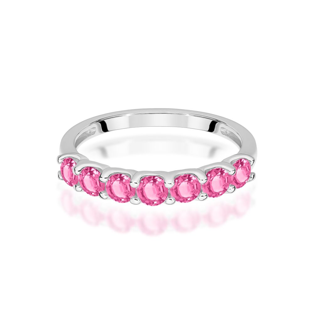 Pierścionek z brylantami 0,91 ct, białe złoto 585