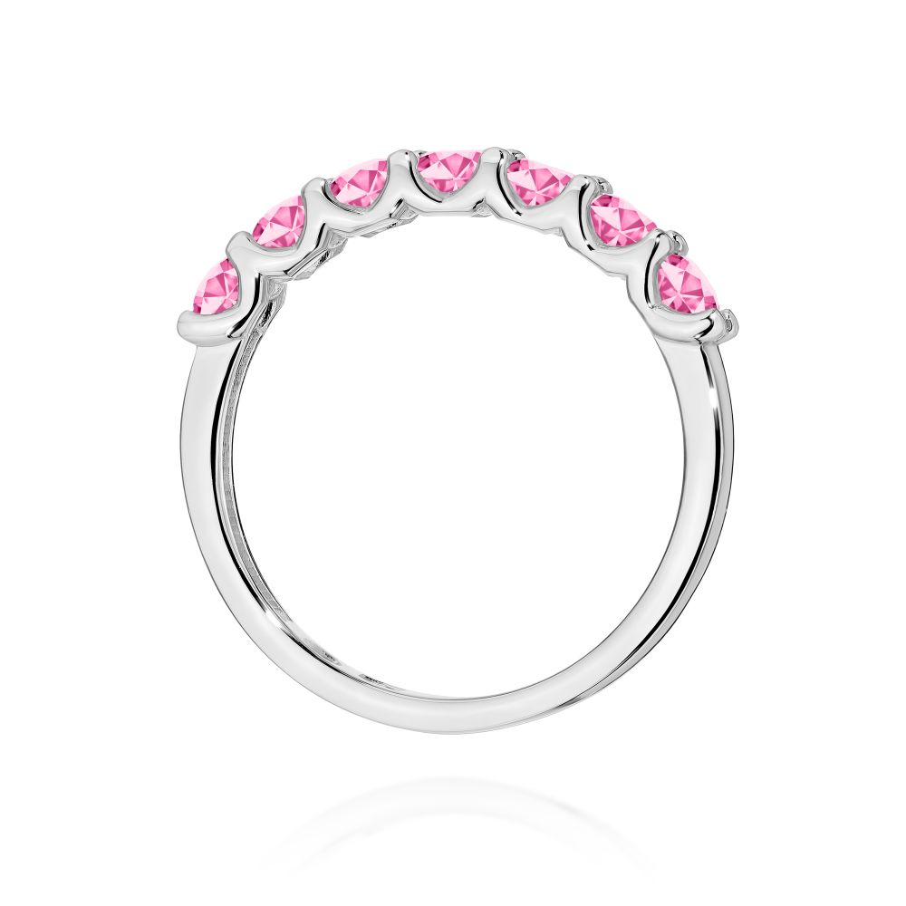Pierścionek z brylantami 0,91 ct, białe złoto 585