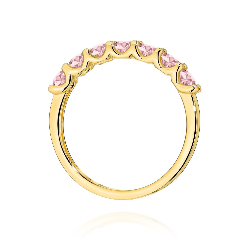 Pierścionek z brylantami 0,70 ct, żółte złoto 585