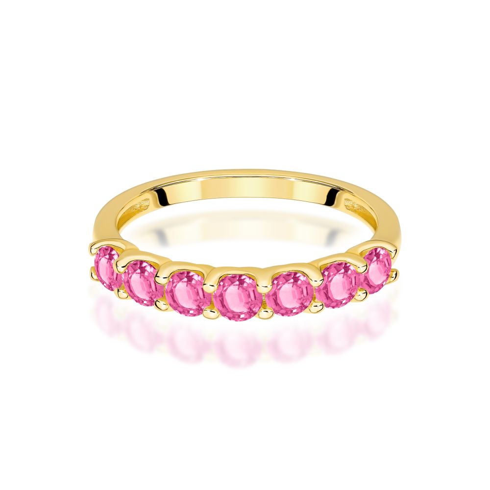 Pierścionek z brylantami 0,91 ct, żółte złoto 585