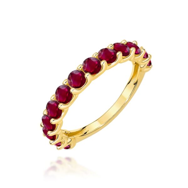 Pierścionek z brylantami 1,95 ct, żółte złoto 585