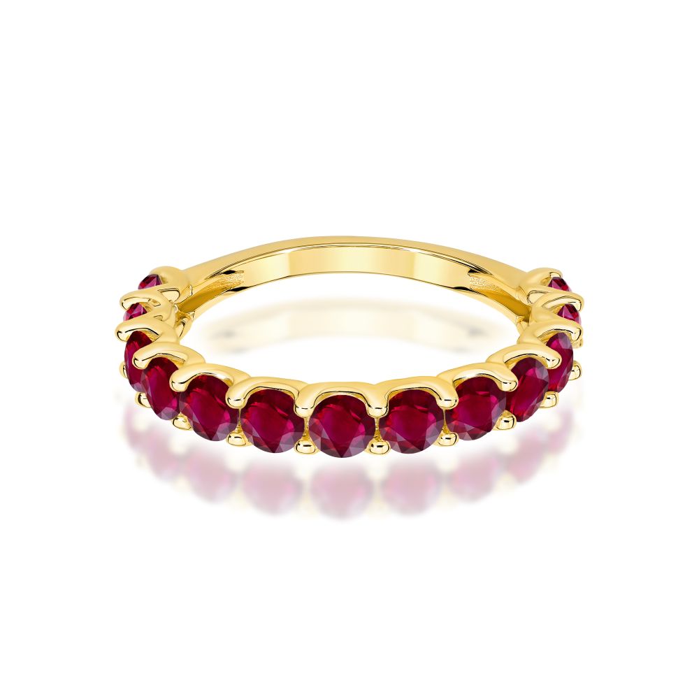 Pierścionek z brylantami 1,95 ct, żółte złoto 585