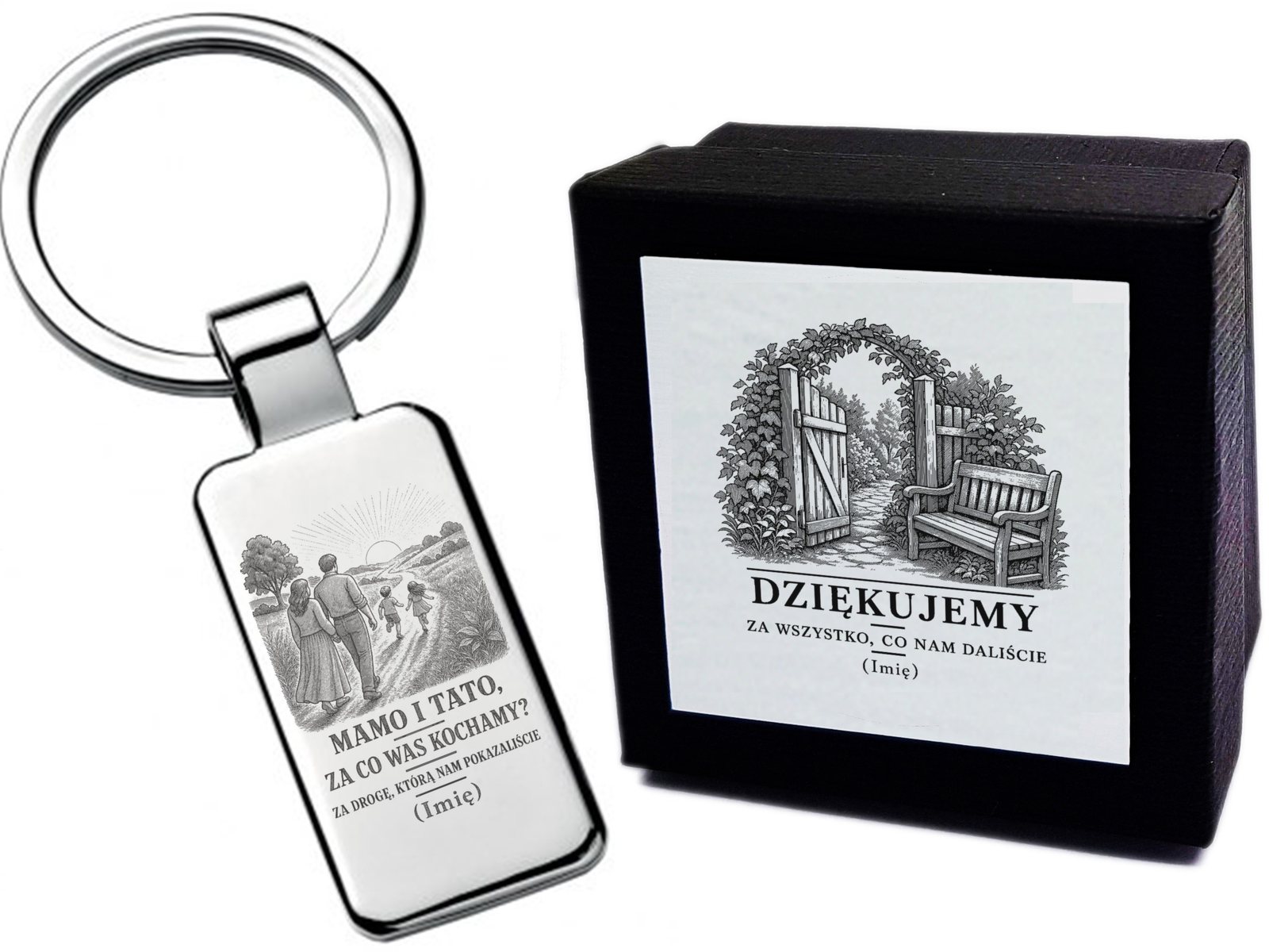 Brelok z grawerem Za co Cię kocham – dla Rodziców – rycina 4473 – prezent dla bliskiej osoby