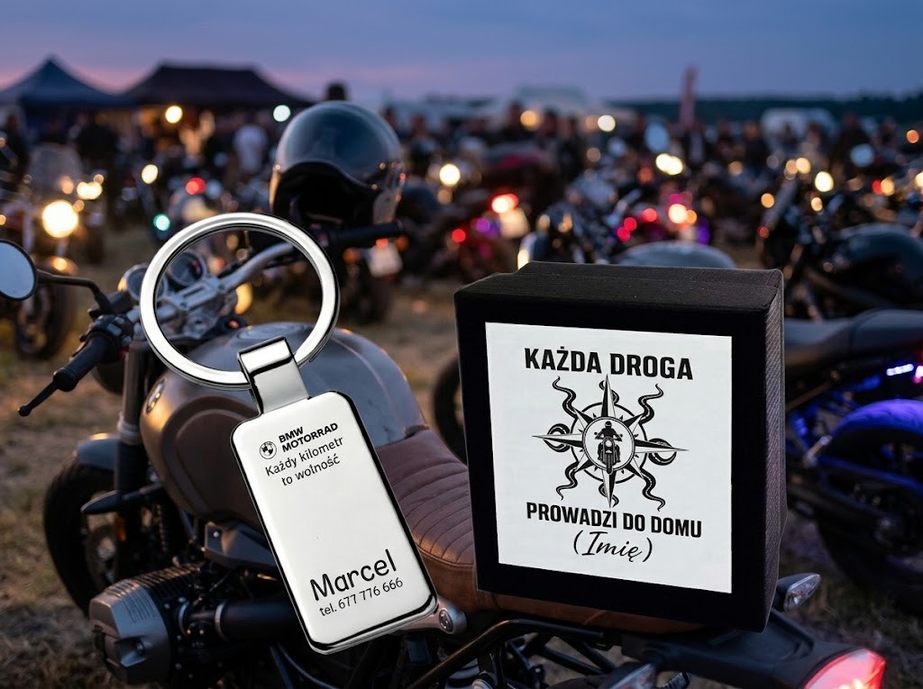 Brelok z grawerem BMW Motorrad – prezent dla motocyklisty