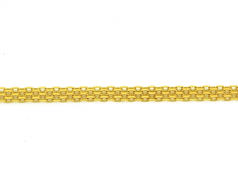 Uniwersalna damska bransoletka złota bismark 3.5mm próba 585 – złoto próby 585 | Infinnity