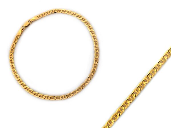 Bransoletka złota łańcuszkowa marina 3.5mm próba 585
