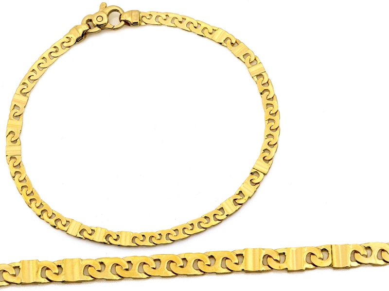 Złota bransoletka łańcuszkowa oryginalny splot 4.2mm próba 585 – złoto próby 585 | Infinnity