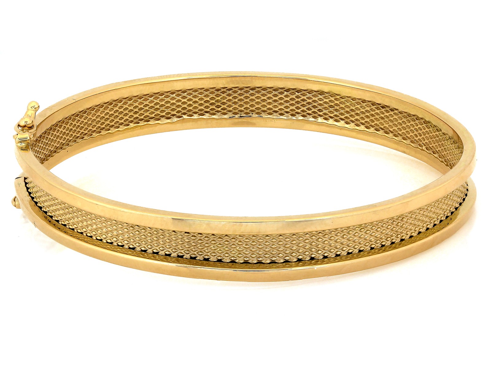 Bransoleta złota sztywna szeroka bangle ekskluzywna próba 585 – złoto próby 585 | Infinnity