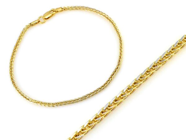 Bransoletka złota lisi ogon 1.5mm próba 375 – złoto próby 375, 1,66 g | Infinnity