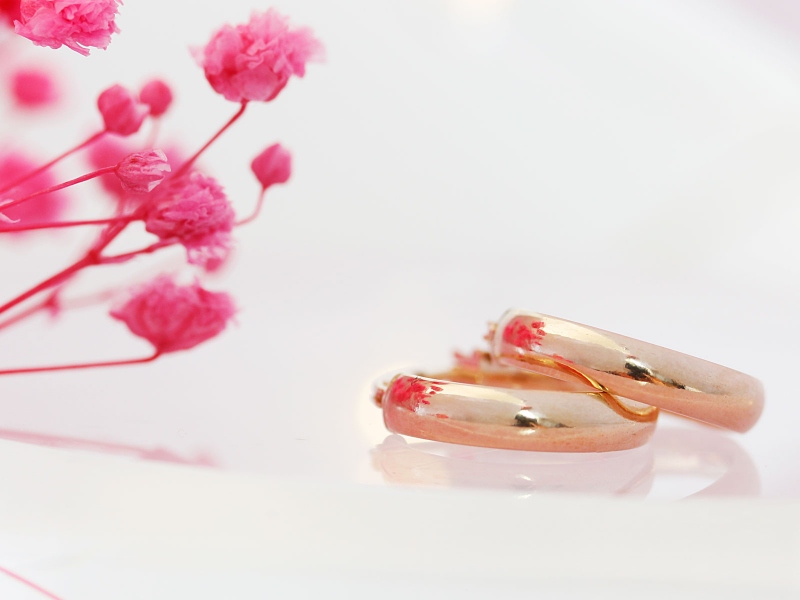 Złote kolczyki koła małe 15mm próba 585 – złoto próby 585, 0,97 g | Infinnity