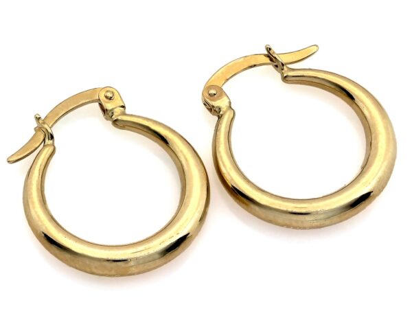 Kolczyki złote kółka 20mm próba 585